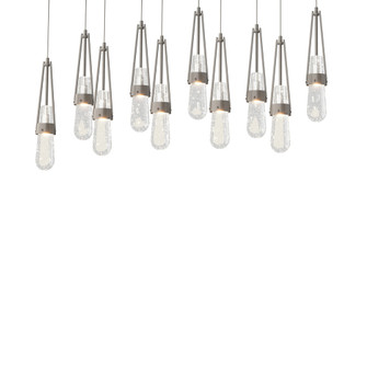 Link 10-Light Blown Glass Pendant (65|131200-SKT-LONG-07-YG0434)