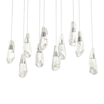 Luma 10-Light Large Crystal Pendant (65|131201-SKT-LONG-07-CR)