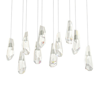 Luma 10-Light Large Crystal Pendant (65|131201-SKT-LONG-85-CR)