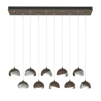 Brooklyn 10-Light Double Shade Pendant (65|131205-SKT-STND-05-82-GG0711)