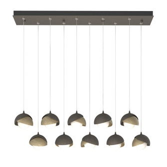 Brooklyn 10-Light Double Shade Pendant (65|131205-SKT-STND-07-84-GG0711)
