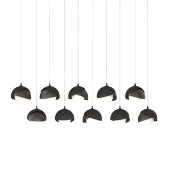 Brooklyn 10-Light Double Shade Pendant (65|131205-SKT-LONG-10-14-GG0711)