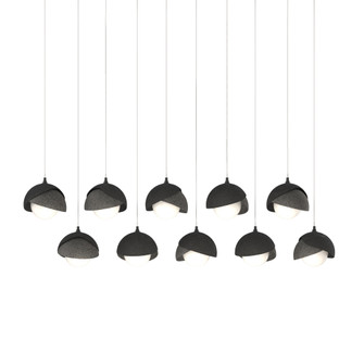 Brooklyn 10-Light Double Shade Pendant (65|131205-SKT-LONG-10-20-GG0711)