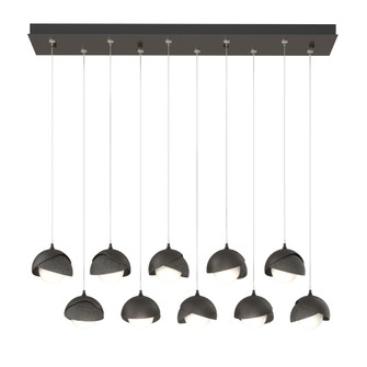 Brooklyn 10-Light Double Shade Pendant (65|131205-SKT-STND-14-20-GG0711)
