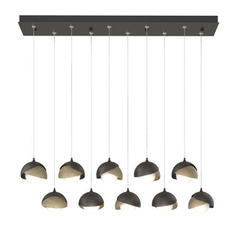 Brooklyn 10-Light Double Shade Pendant (65|131205-SKT-STND-14-84-GG0711)