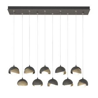 Brooklyn 10-Light Double Shade Pendant (65|131205-SKT-STND-20-84-GG0711)