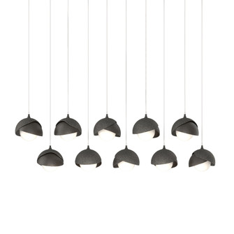 Brooklyn 10-Light Double Shade Pendant (65|131205-SKT-LONG-20-14-GG0711)