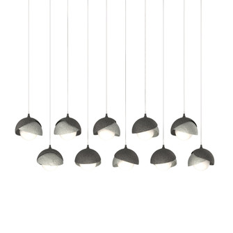 Brooklyn 10-Light Double Shade Pendant (65|131205-SKT-LONG-20-85-GG0711)