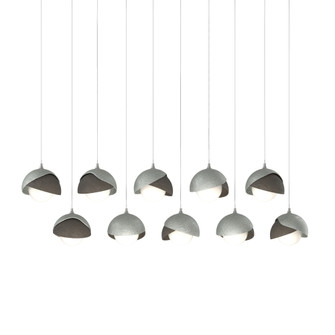 Brooklyn 10-Light Double Shade Pendant (65|131205-SKT-LONG-82-07-GG0711)
