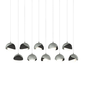 Brooklyn 10-Light Double Shade Pendant (65|131205-SKT-LONG-82-10-GG0711)