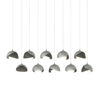Brooklyn 10-Light Double Shade Pendant (65|131205-SKT-LONG-82-20-GG0711)