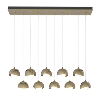 Brooklyn 10-Light Double Shade Pendant (65|131205-SKT-STND-84-84-GG0711)