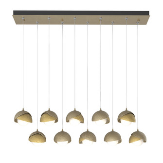 Brooklyn 10-Light Double Shade Pendant (65|131205-SKT-STND-84-86-GG0711)