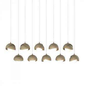 Brooklyn 10-Light Double Shade Pendant (65|131205-SKT-LONG-84-84-GG0711)