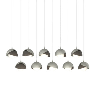 Brooklyn 10-Light Double Shade Pendant (65|131205-SKT-LONG-85-07-GG0711)