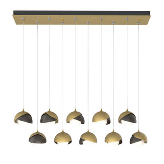 Brooklyn 10-Light Double Shade Pendant (65|131205-SKT-STND-86-14-GG0711)