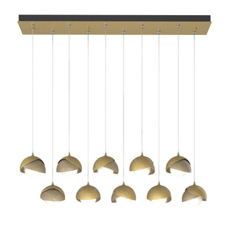 Brooklyn 10-Light Double Shade Pendant (65|131205-SKT-STND-86-84-GG0711)
