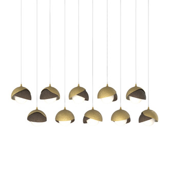 Brooklyn 10-Light Double Shade Pendant (65|131205-SKT-LONG-86-05-GG0711)