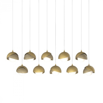 Brooklyn 10-Light Double Shade Pendant (65|131205-SKT-LONG-86-84-GG0711)