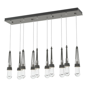 Link 10-Light Clear Glass Pendant (65|131207-SKT-STND-20-ZM0434)