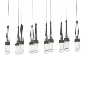 Link 10-Light Clear Glass Pendant (65|131207-SKT-LONG-20-ZM0434)