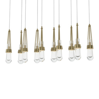 Link 10-Light Clear Glass Pendant (65|131207-SKT-LONG-86-ZM0434)