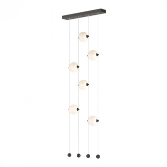 Abacus 6-Light Ceiling-to-Floor LED Pendant (65|139055-LED-STND-14-GG0668)