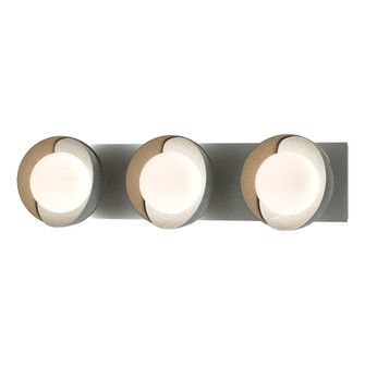 Brooklyn 3-Light Straight Double Shade Bath Sconce (65|201378-SKT-82-84-GG0711)