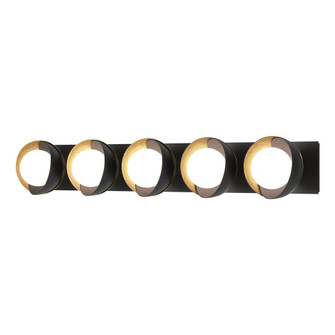 Brooklyn 5-Light Straight Double Shade Bath Sconce (65|201379-SKT-10-86-GG0711)