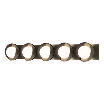 Brooklyn 5-Light Straight Double Shade Bath Sconce (65|201379-SKT-84-14-GG0711)
