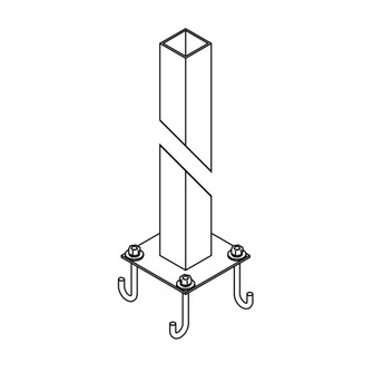 Square Outdoor Post (65|390171-14)