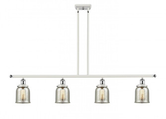 Bell - 4 Light - 48 inch - White Polished Chrome - Stem Hung - Island Light (3442|916-4I-WPC-G58-LED)
