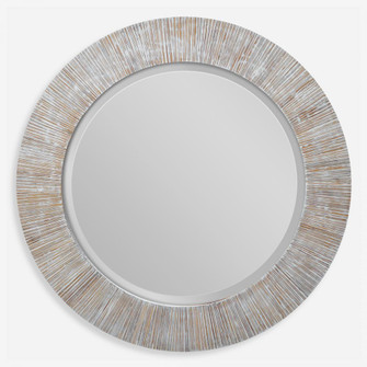 Repose Whitewash Round Mirror (85|09785)