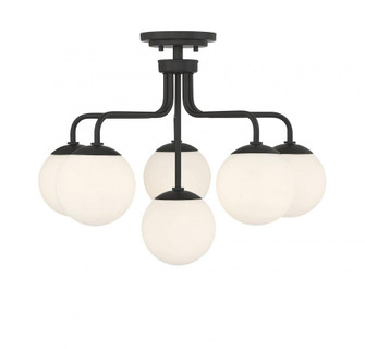 Marco 6-Light Ceiling Light in Matte Black (128|6-1950-6-89)