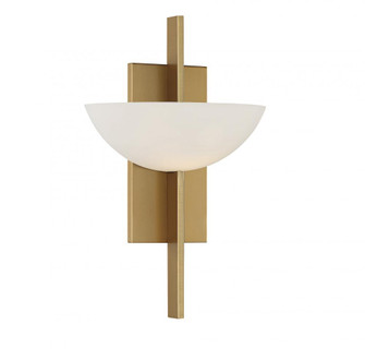 Fallon 1-Light Wall Sconce in Warm Brass (128|9-1615-1-322)