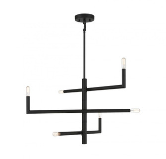 Cristofer 6-Light Chandelier in Matte Black (128|1-1623-6-89)