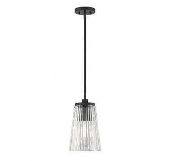 Chantilly 1-Light Pendant in Matte Black (128|7-1742-1-89)