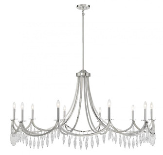 Kameron 10-Light Chandelier in Polished Nickel (128|1-1805-10-109)