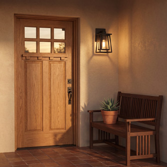 Denver 1-Light Outdoor Wall Lantern in Matte Black (128|5-2020-BK)