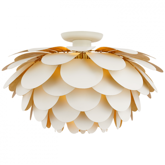 Cynara XL Flush Mount (279|CHC 4164WHT/G)