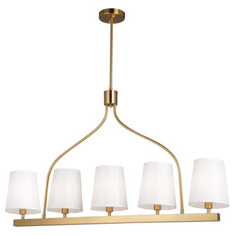 Rhythm 5 Light Island Brushed Gold (12|SC13336BG)