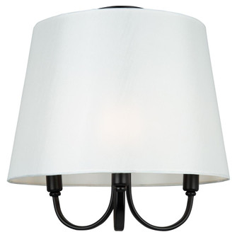 Rhythm 3 Light Semi-Flush Mount Black (12|SC13334BK)