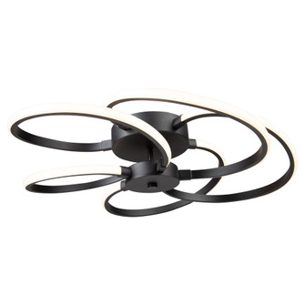 Equinox 30W LED Flush Mount Black (12|AC7687BK)