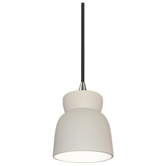 Large Hourglass LED Pendant (254|CER-6515-BIS-NCKL-BKCD-LED1-700)