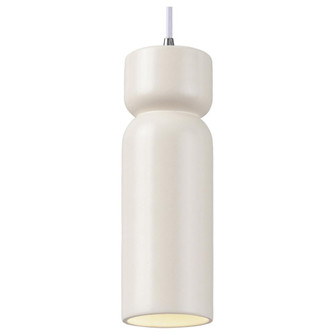 Tall Hourglass LED Pendant (254|CER-6510-MAT-CROM-WTCD-LED1-700)