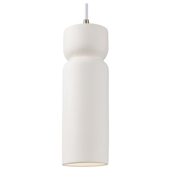 Tall Hourglass LED Pendant (254|CER-6510-BIS-ABRS-WTCD-LED1-700)