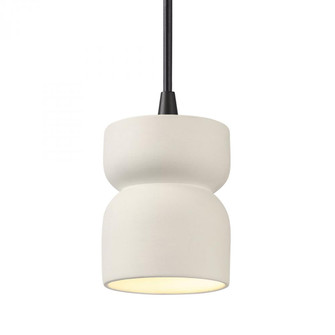 Short Hourglass Pendant (254|CER-6500-MAT-MBLK-BKCD)