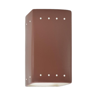 Small ADA Rectangle w/ Perfs - Closed Top (Outdoor) (254|CER-5920W-CLAY)