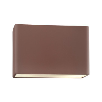 Really Big ADA Wide Rectangle LED Wall Sconce - Closed Top (254|CER-5658-CLAY-LED2-2000)