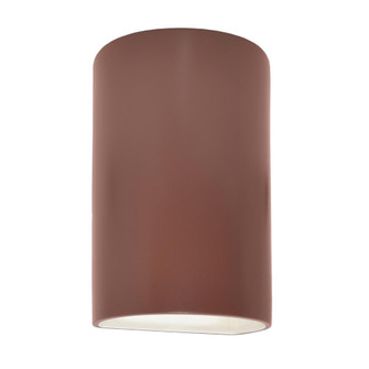 Small Cylinder - Open Top & Bottom (Outdoor) (254|CER-0945W-CLAY)